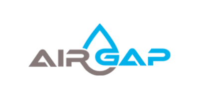 Dual Air Gap for Water Softener and Reverse Osmosis w/ 1/2" OD to 5/8" ID Tubing Inlet