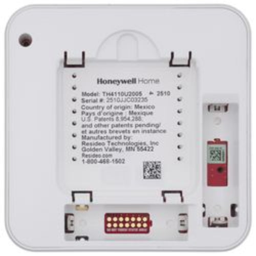 T4 Pro Programmable Thermostat, 1H/1C Heat Pump, 1H/1C Conventional, TH4110U2005