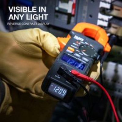 AC/DC Dual Display Auto-Ranging Digital Clamp Meter (400A)