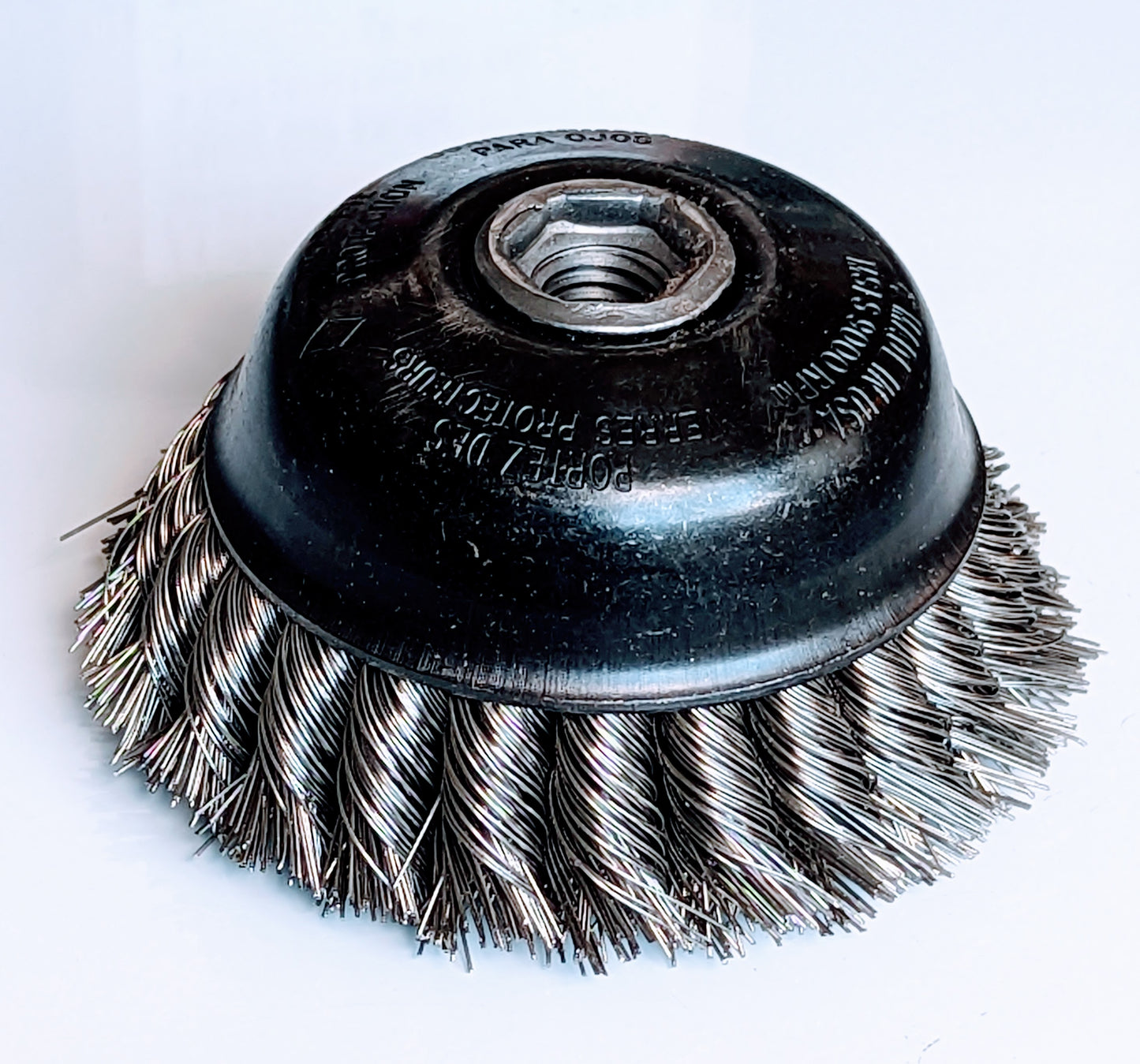 4X.02X5/8 SS KNOT CUP BRUSH