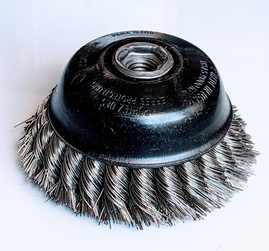 4X.02X5/8 SS KNOT CUP BRUSH