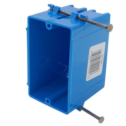 18 Cubic Inch 1-Gang Nail-On New Work Non-Metallic Outlet Box