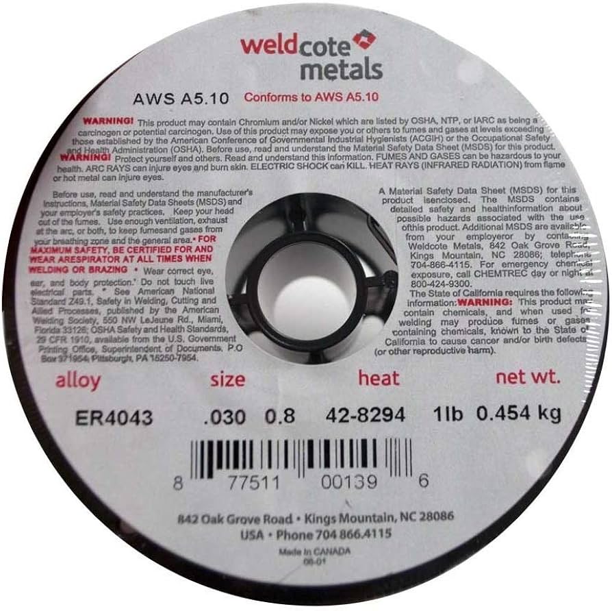WELDCOTE .030 1# 4043 ALUM